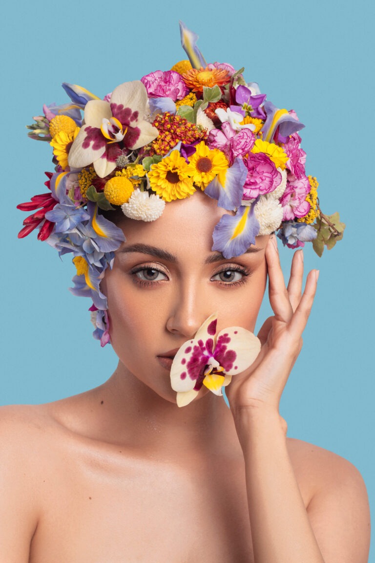 sesion de foto portafolio florista