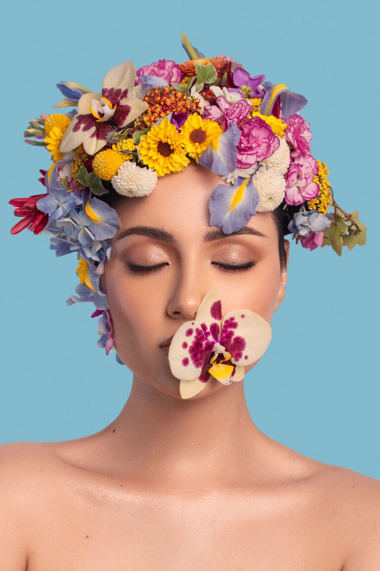 sesion de foto portafolio florista