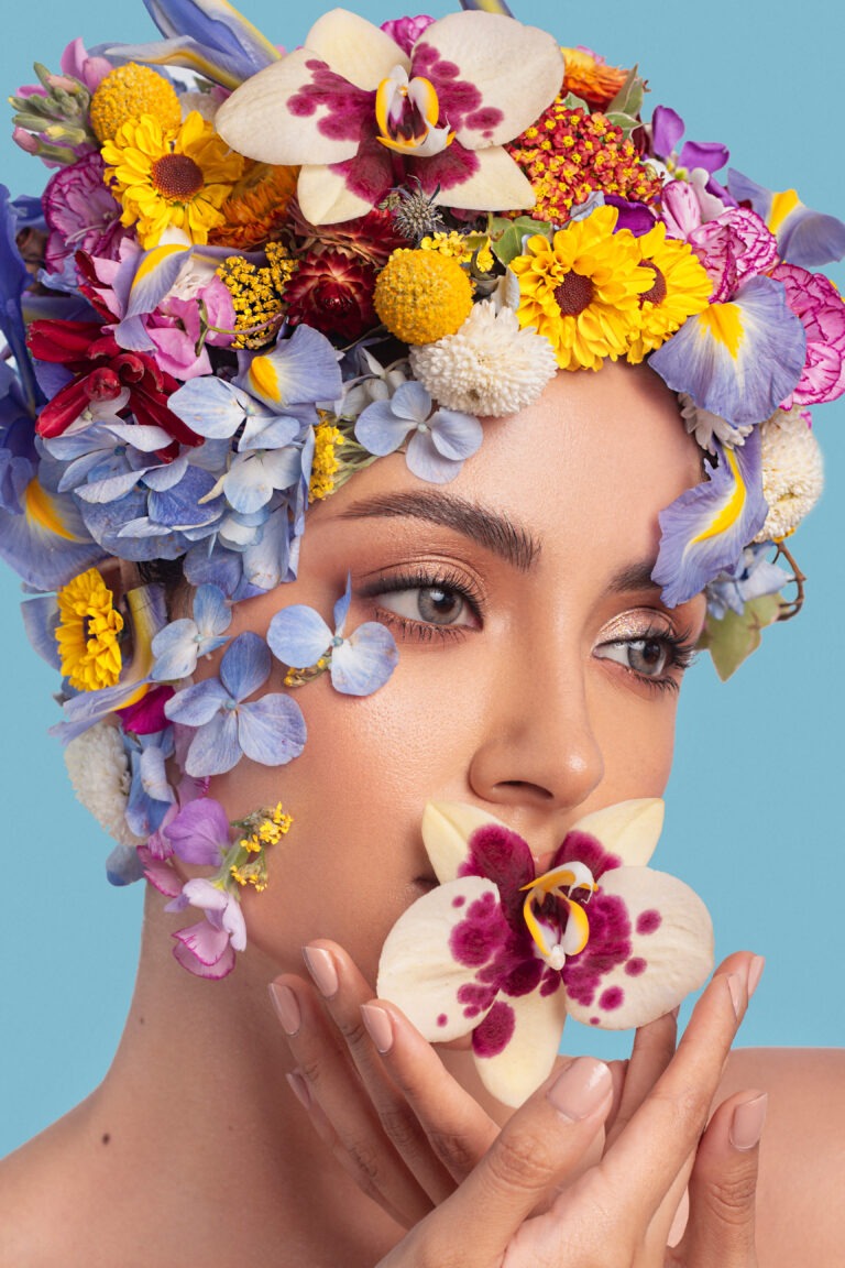 sesion de foto portafolio florista