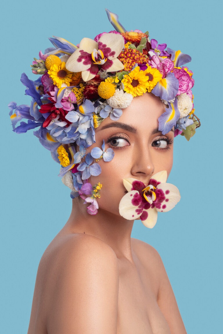 sesion de foto portafolio florista