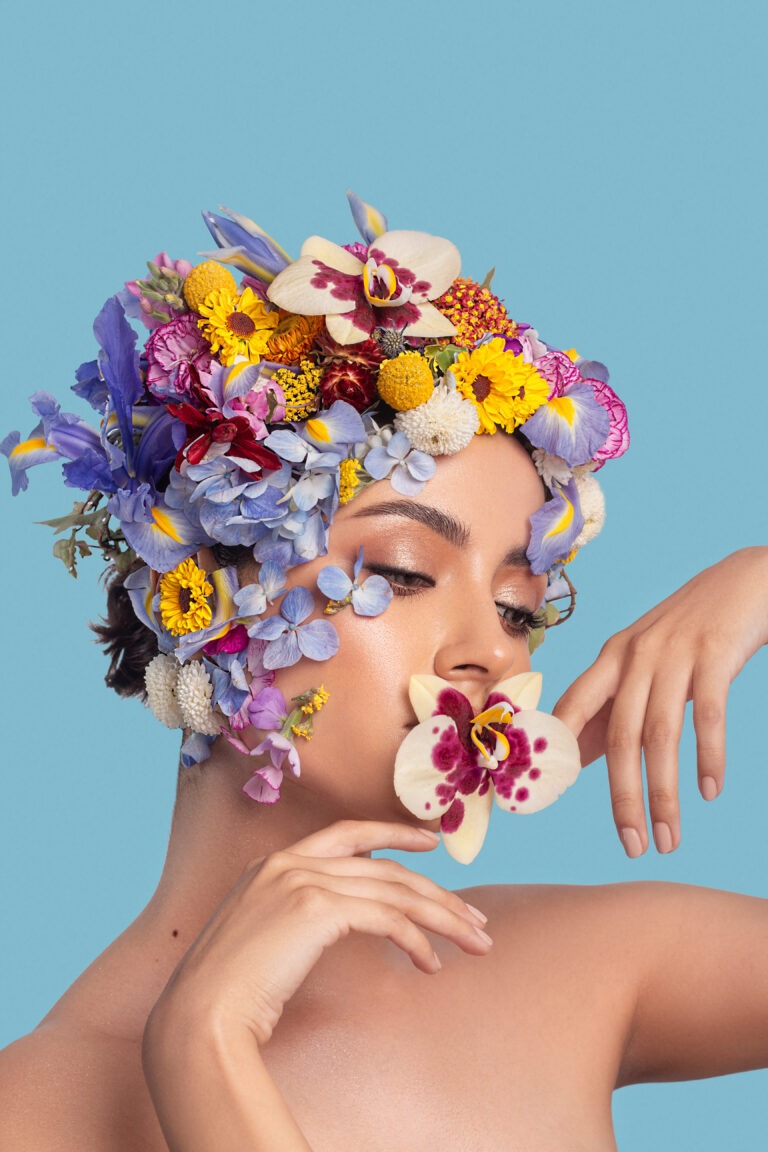 sesion de foto portafolio florista