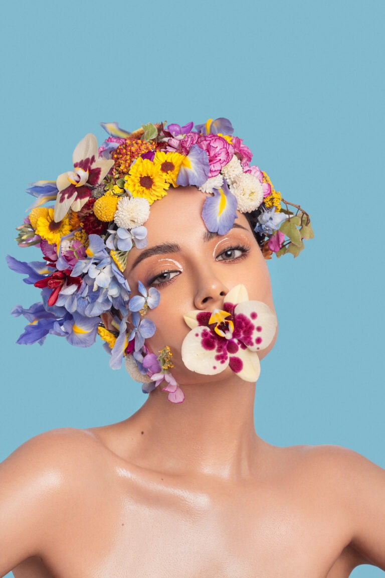 sesion de foto portafolio florista