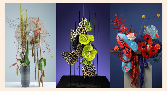 Los estilos del arte floral